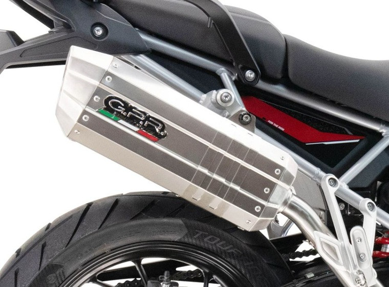 Slip-on exhaust GPR HYPER SONIC INOX E5.Y.232.1.HYSOIN Brushed Stainless steel