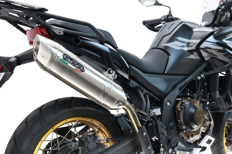 Slip-on exhaust GPR FURORE-X ACCIAIO INOX VO.8.FUXIO Brushed Stainless steel