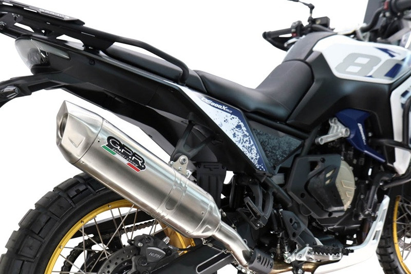 Slip-on exhaust GPR FURORE-X ACCIAIO INOX VO.9.FUXIO Brushed Stainless steel