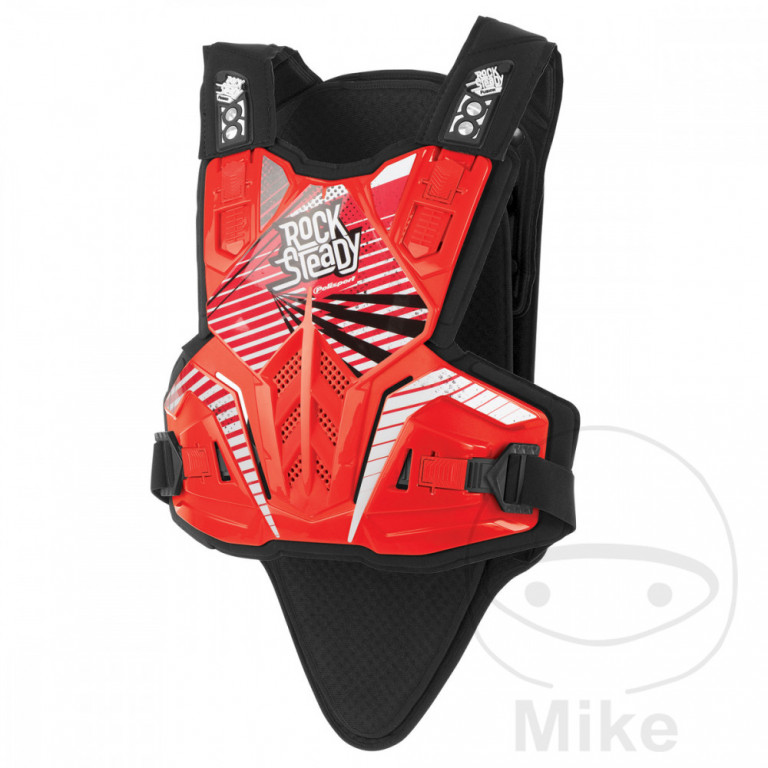 Chest protector POLISPORT ROCKSTEADY crven long