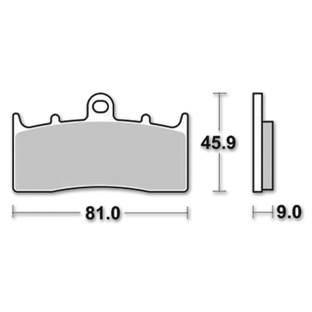 KOČIONE PLOČICE- 225112120 / MCB 736---LUCAS