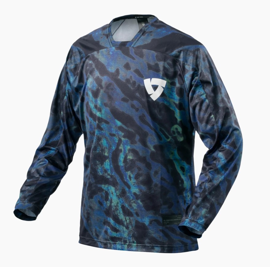 MAJICA-JERSEY EMULSION FSO029-XL-BLUE-BLACK-REVIT