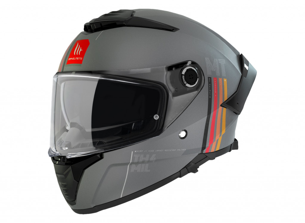 Full face helmet MT Helmets THUNDER 4 SV MIL C2 MATT GREY 3XL