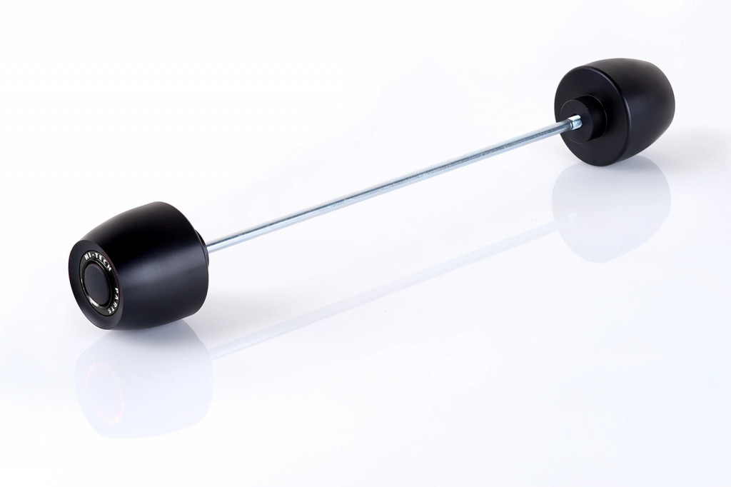 Axle sliders PUIG PHB19 22750N Crni without color caps, front