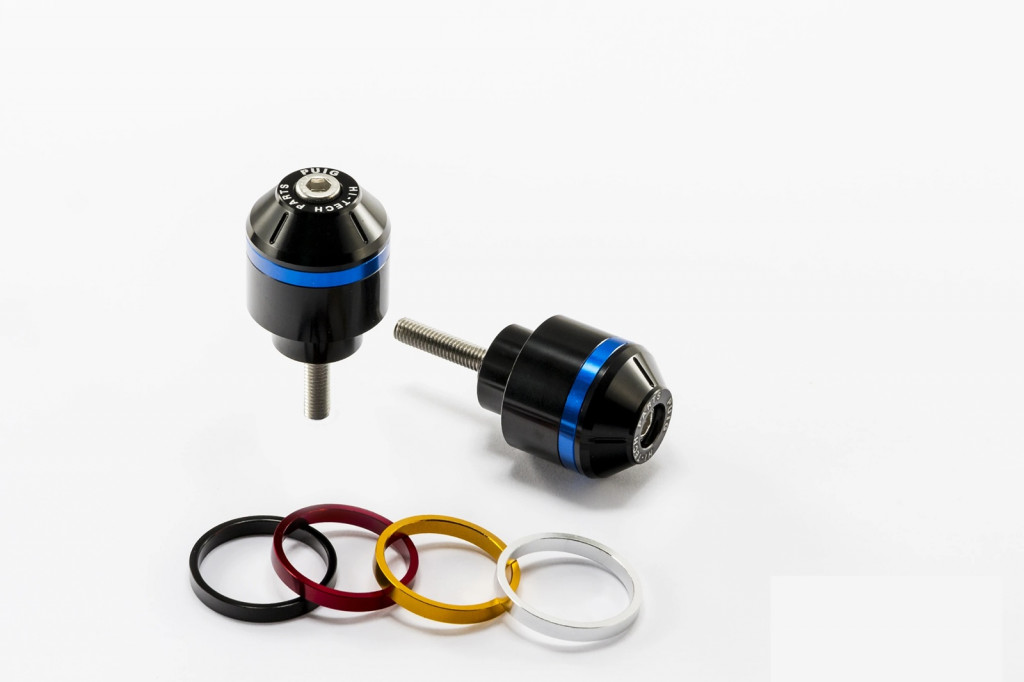 Bar ends PUIG SHORT WITH RING 8839N colour rings included