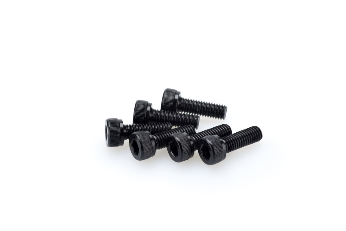 Screws PUIG ANODIZED 0146N Crni M5 x 15mm (6pcs)