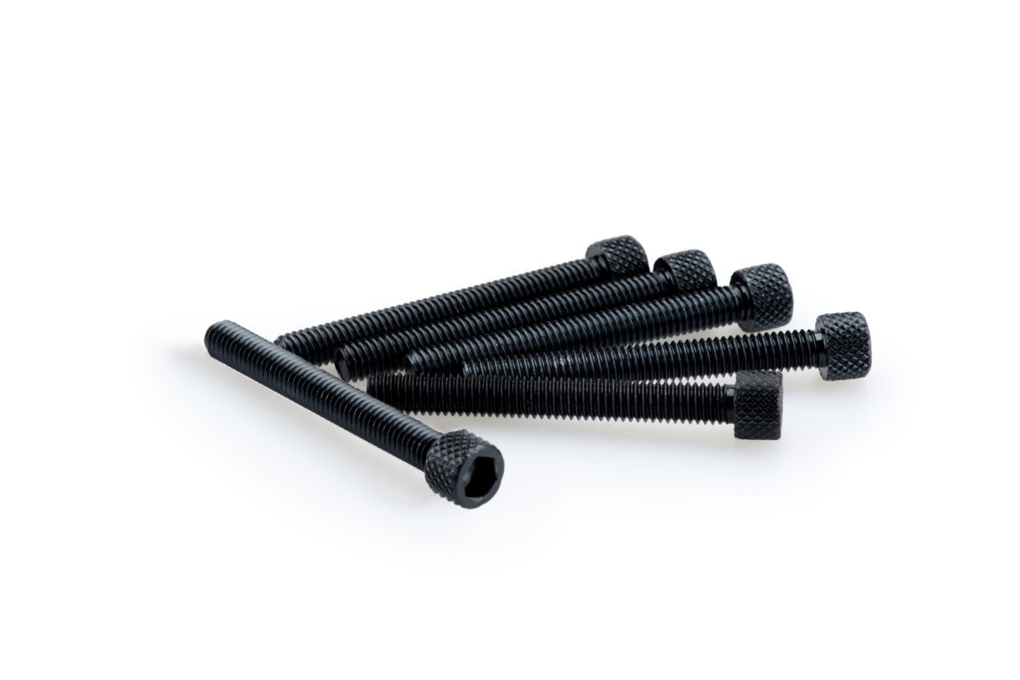 Screws PUIG ANODIZED 0421N Crni M6 x 50mm (6pcs)