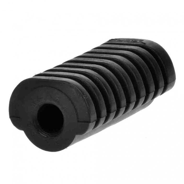 Rider footrest rubber ARIETE 02526/A closed L.85, diam.14