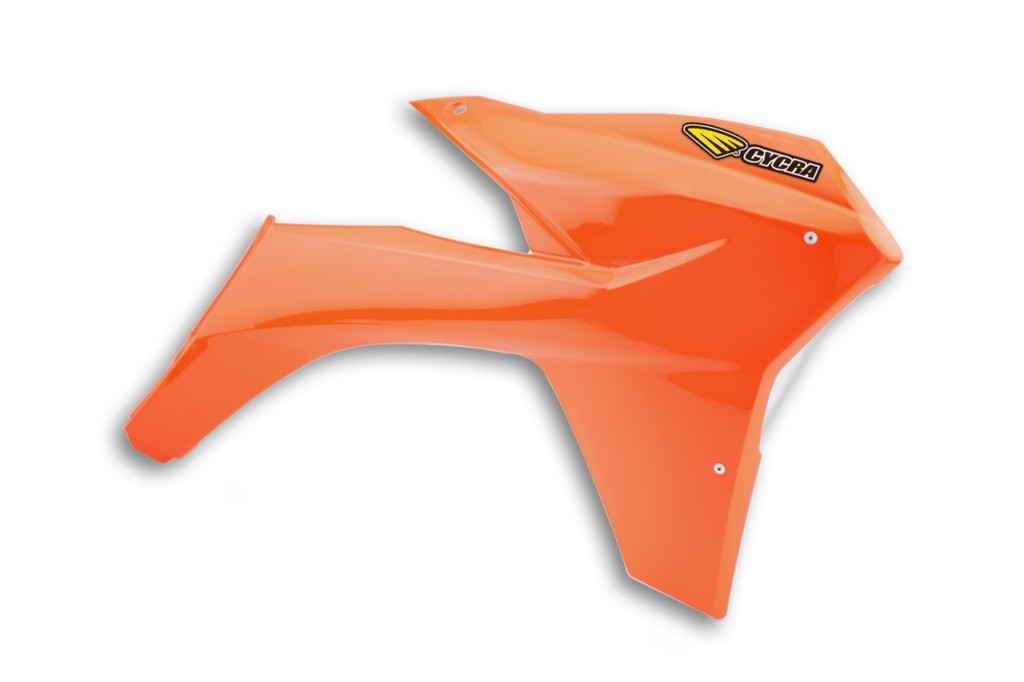 Radiator shrouds CYCRA POWERFLOW 1896-22 KTM Orange