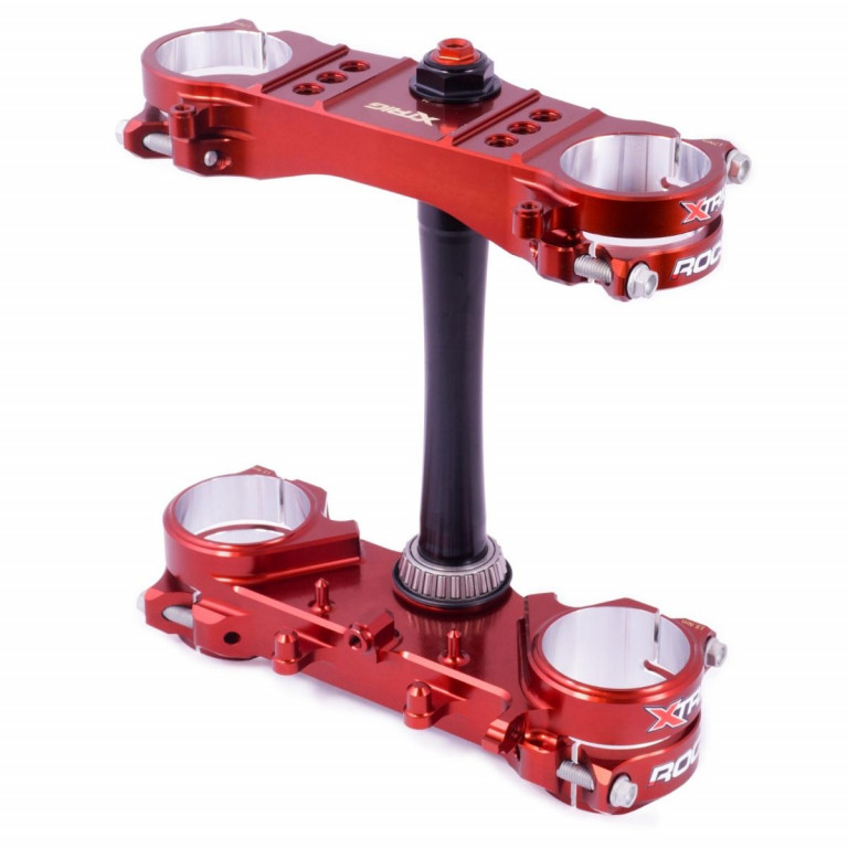 Triple clamps X-TRIG ROCS PRO 40101017 22-24mm X-Trig Brown