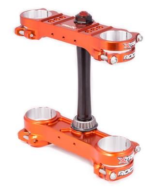 Triple clamp X-TRIG ROCS PRO 40502009 Orange