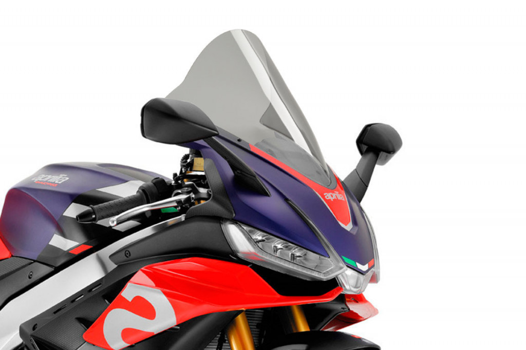 Windscreen PUIG R-RACER 20771H smoke for APRILIA RSV4 1100 (Factory) 2021-2026