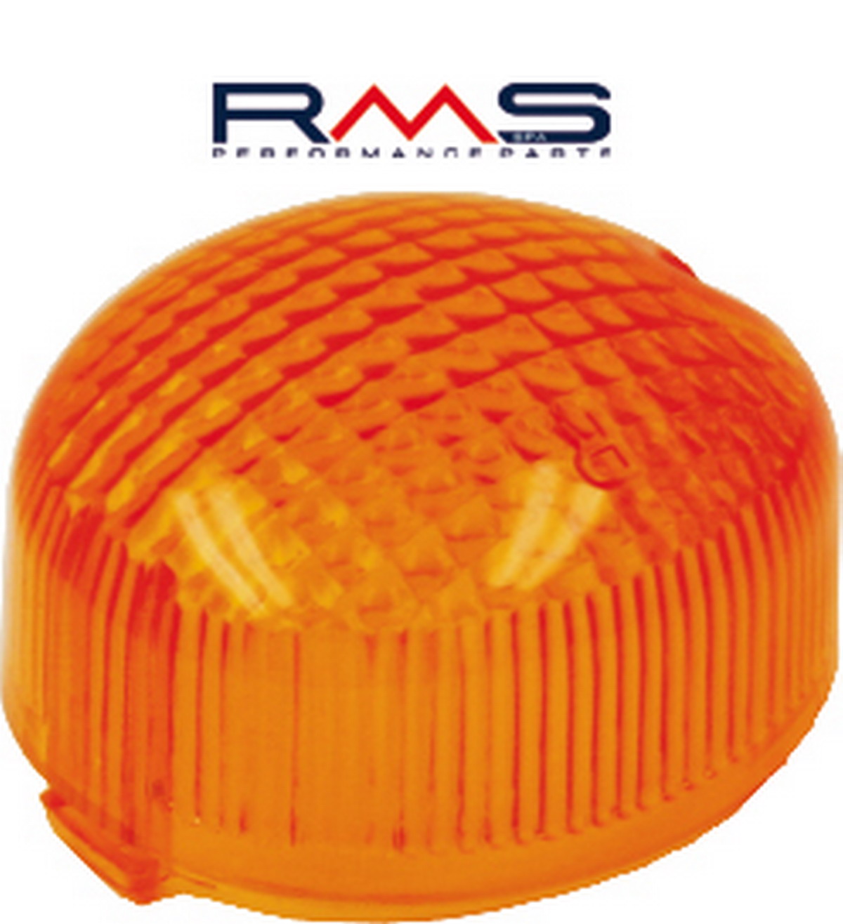 Indicator lens - left rear RMS 246470270 orange E-mark