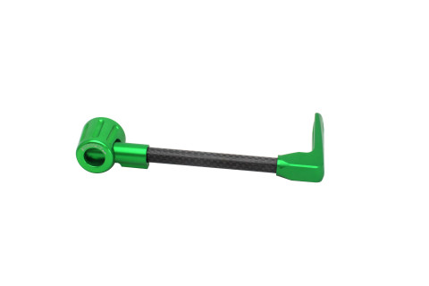 Lever guard ACCOSSATO DE006 with black hose and joint right, carbon