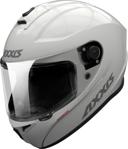 FULL FACE helmet AXXIS DRAKEN S solid gloss pearl white XS