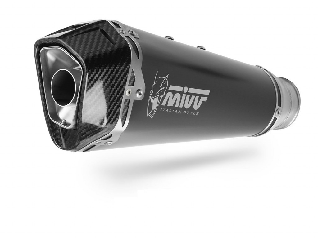 Silencer MIVV DELTA RACE D.043.LDRB Black Stainless Steel for DUCATI Hypermotard 939 2016-2018