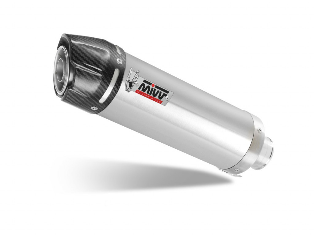 2 Silencers kit MIVV GP K.010.L6SC Titanium with carbon cap for KAWASAKI Z 1000 2003-2006