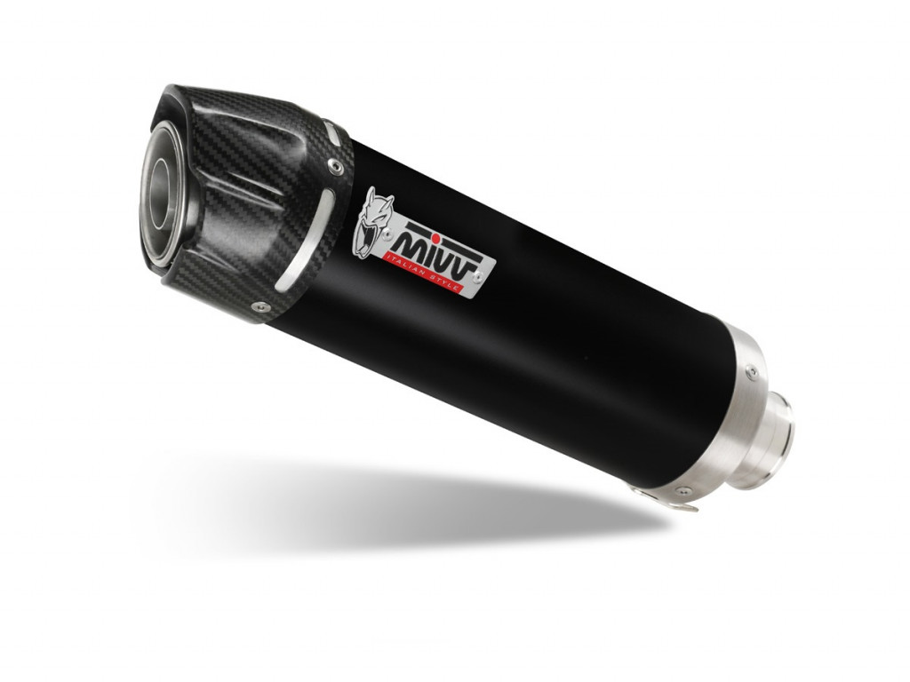 Silencer MIVV GP S.037.LXBC Black with carbon cap for SUZUKI GSR 750 2011-2016