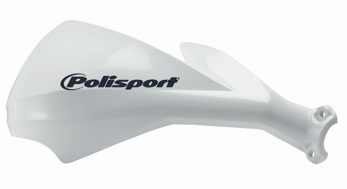 Handguard POLISPORT SHARP 8304000111 with universal mounting kit white