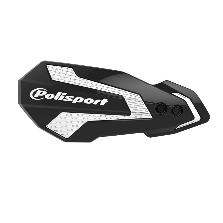 Handguard POLISPORT MX FLOW 8308200006 with mounting system black/white