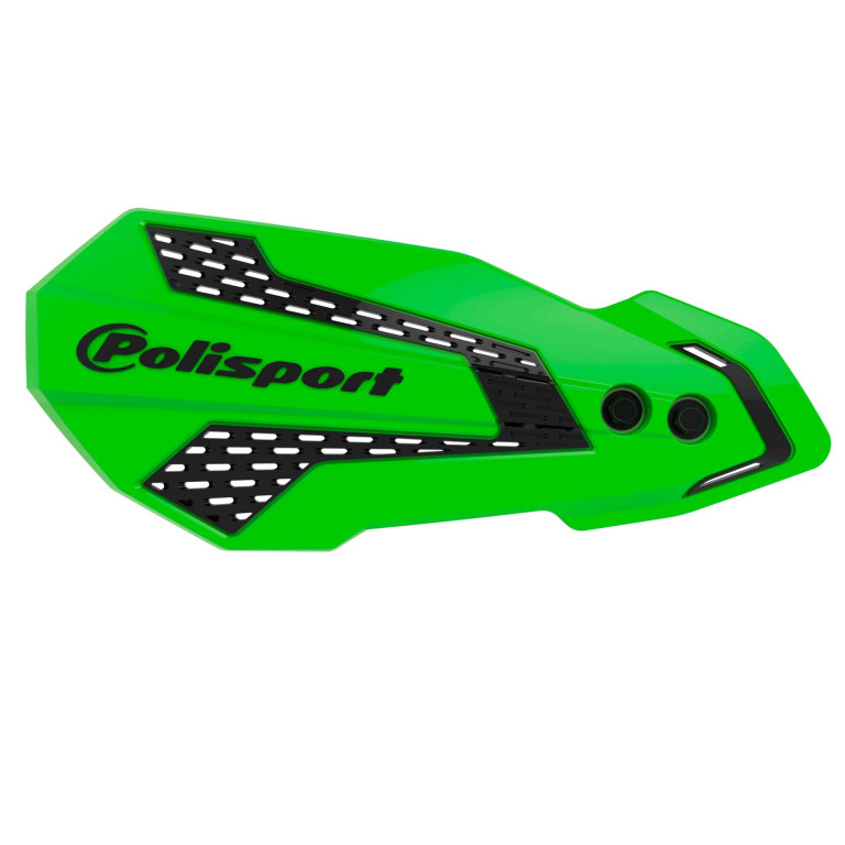 Handguard POLISPORT MX FLOW 8308200011 with mounting system green 05/black