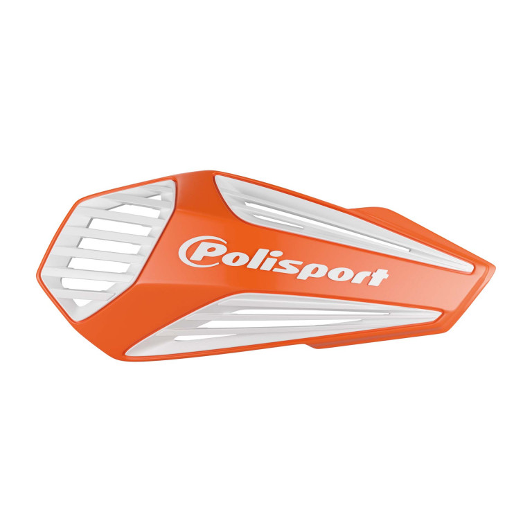 Handguard POLISPORT MX AIR 8308400004 with universal handlebar mounting kit ORK-16 / White