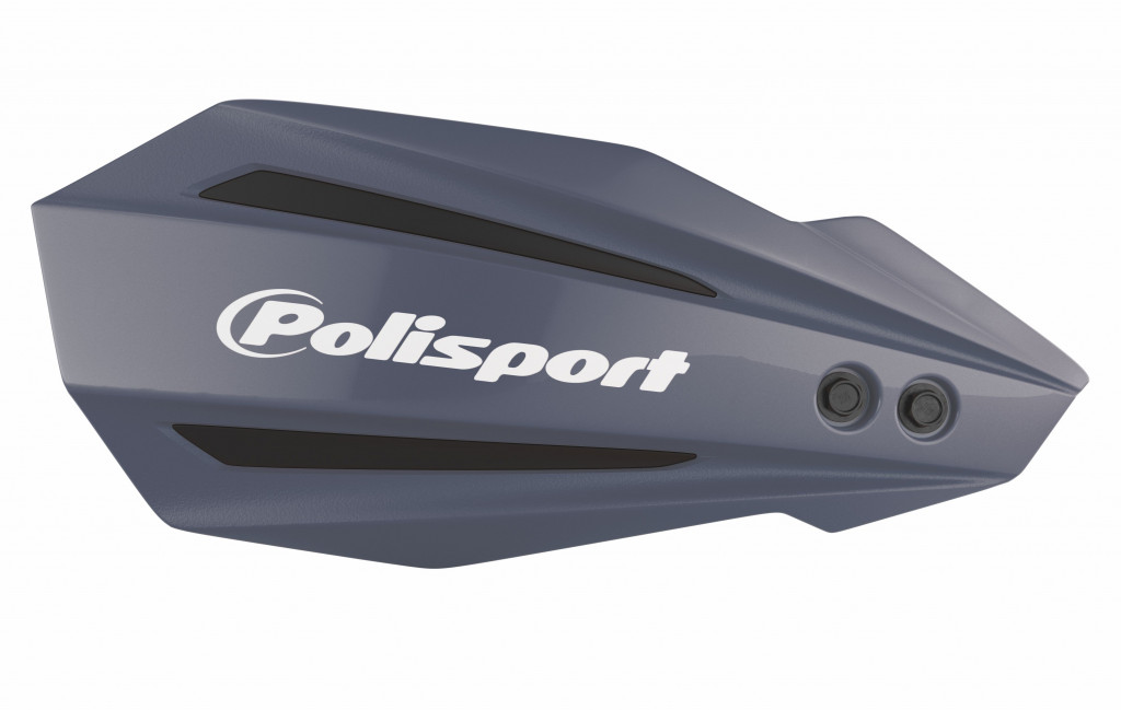 Handguard POLISPORT MX BULLIT 8308500005 with mounting system Nardo Grey