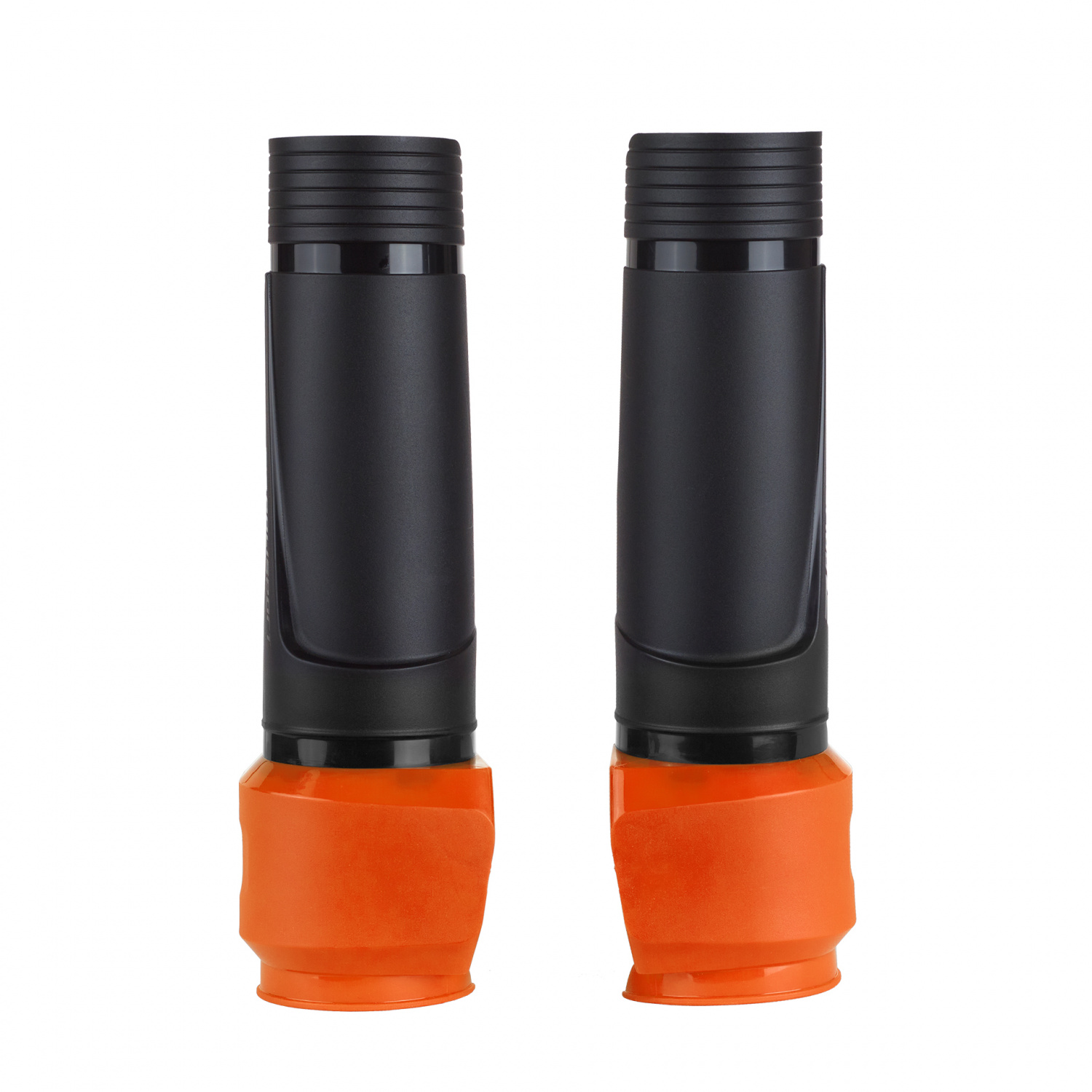 Upper fork protectors POLISPORT 8488000002 with clamp Black / Orange