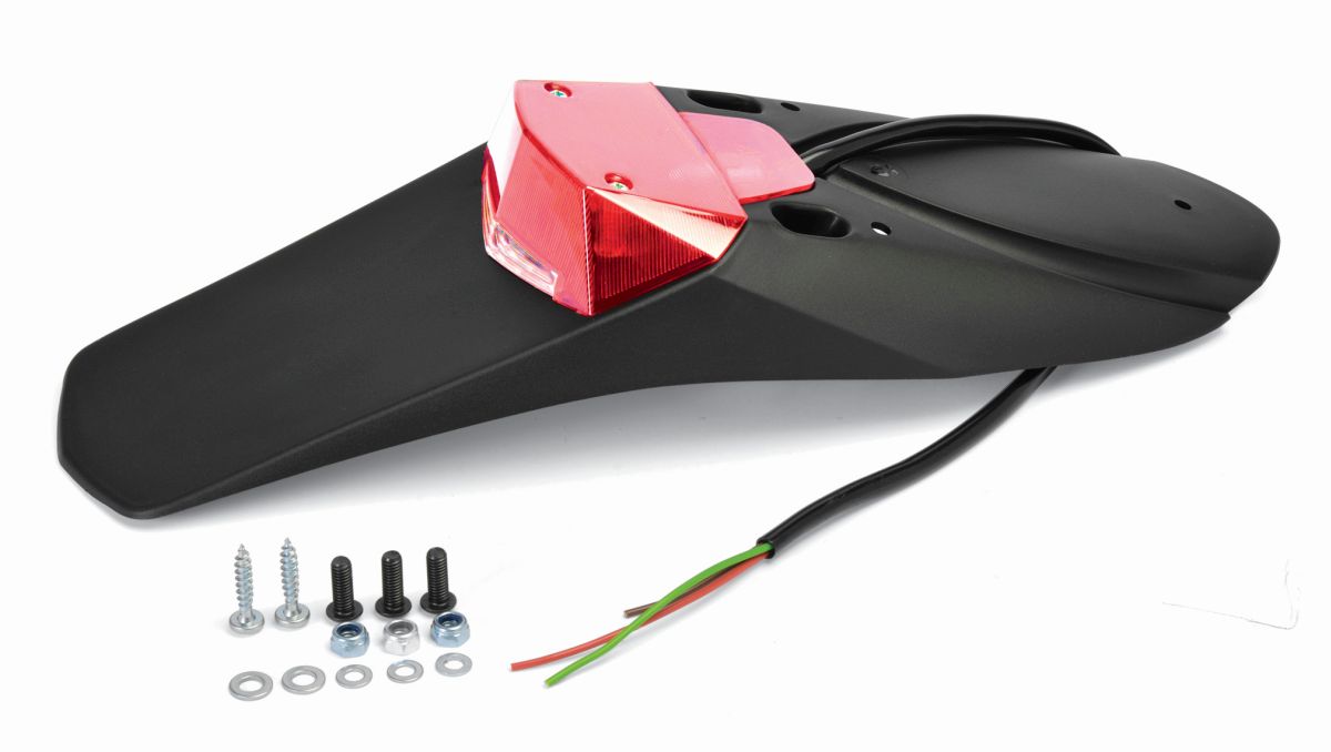 Tail Light for rear fender POLISPORT RS LIGHT 8563000001 12V 2,1/5W Crni