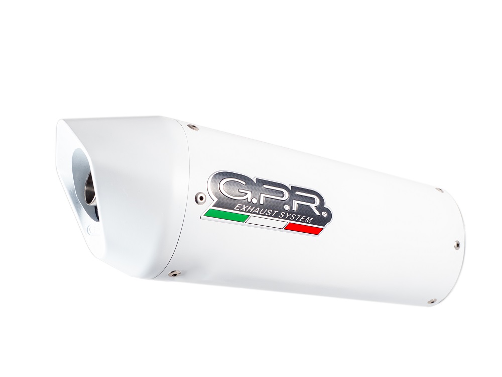 Slip-on exhaust GPR ALBUS Y.18.ALB White glossy
