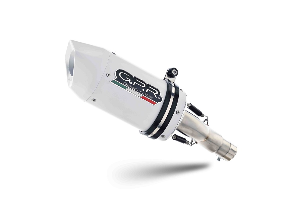 Slip-on exhaust GPR ALBUS EVO4 KT.209.2.ALBE5 White glossy