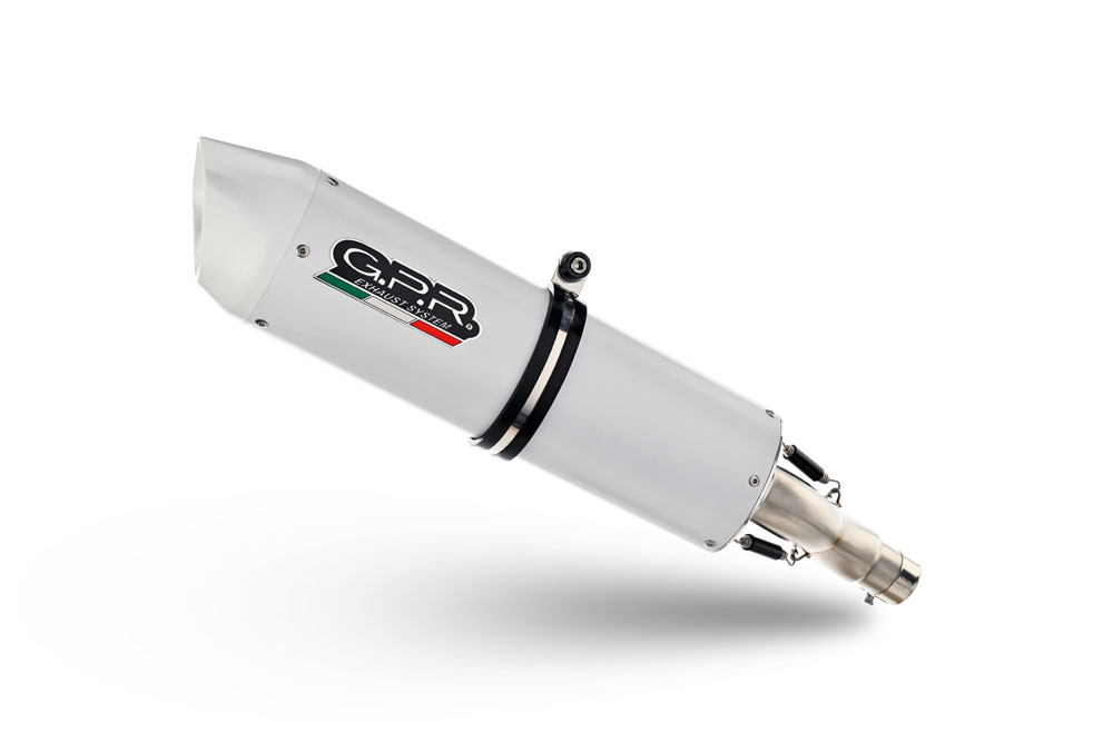 Slip-on exhaust GPR ALBUS S.127.ALB White glossy