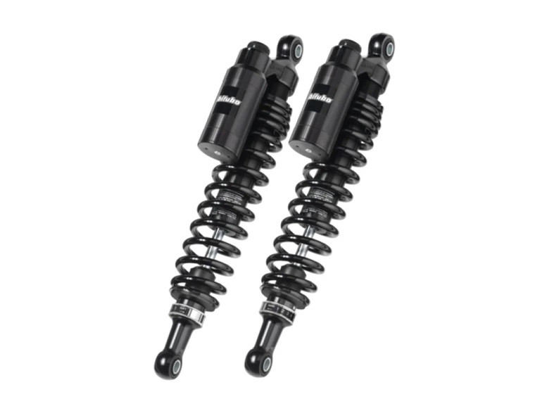 Twinshock BITUBO adjustable: spring preload, rebound, compression, Piggyback tank DARK EDITION for TRIUMPH Thruxton 1200 2016-2019