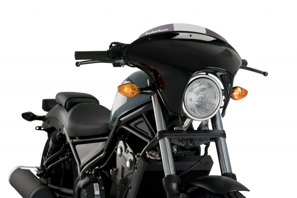 Windscreen PUIG BATWING SML 21059H smoke short for HONDA CMX 500 Rebel 2017-2019