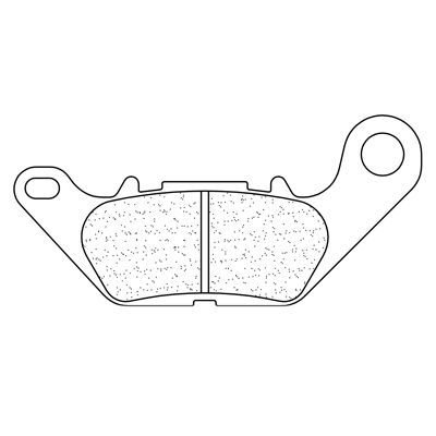 Disk pločice CL BRAKES 1224 S4 for YAMAHA YBR 125 2007-2016