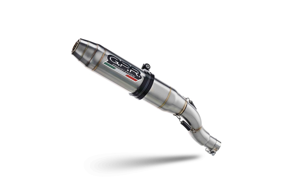 Slip-on exhaust GPR DEEPTONE INOX HU.59.6.DE Brushed Stainless steel