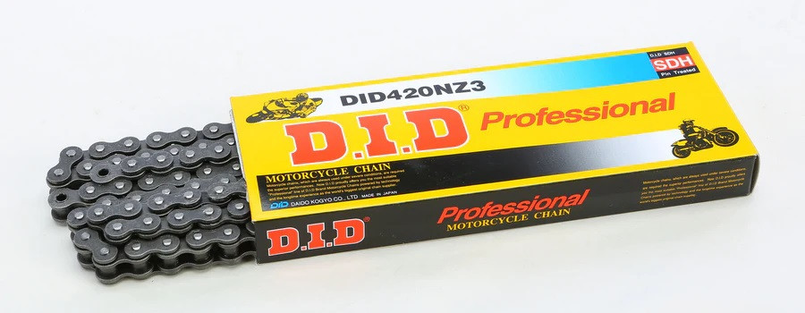 Super Non-O-Ring chain D.I.D Chain 420NZ3 SDH 4800 L steel