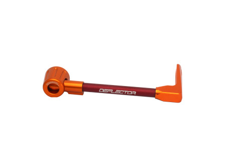 Lever guard ACCOSSATO DE001 with red hose and joint right, aluminium