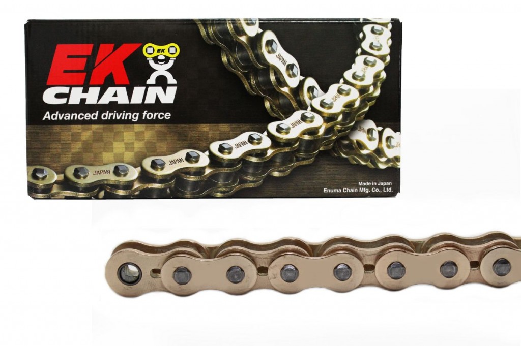 Chain kit EK - Zlat chain 530 ZVX, X-ring (X, NX, QX, XS), CHK front sprocket SUPERSPROX, CHK rear sprocket SUPERSPROX for DUCATI Multistrada 1200 Enduro 2016-2018