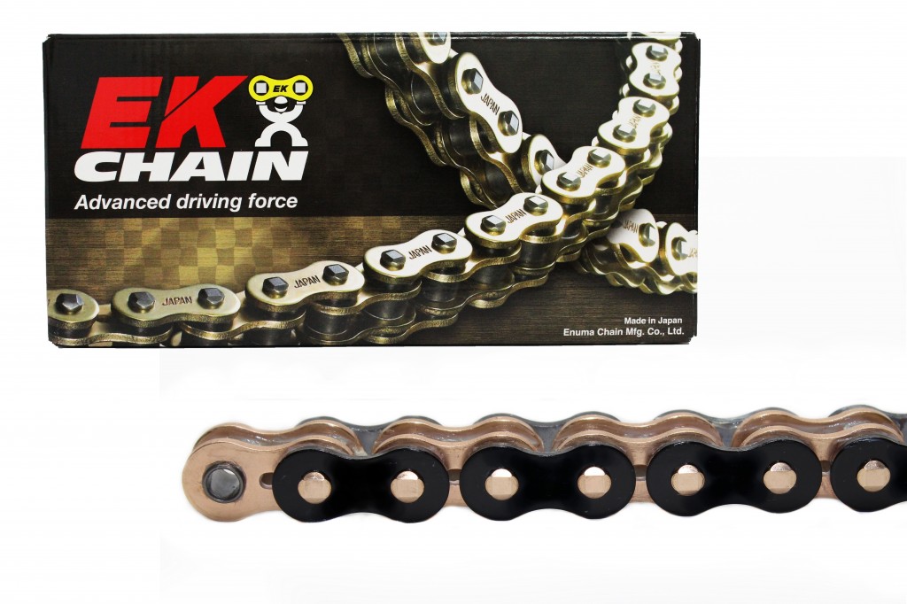 Chain kit EK - Crni chain 525 MVXZ, X-ring (X, NX, QX, XS), CHK front sprocket SUPERSPROX, CHK rear sprocket SUPERSPROX STEALTH for HONDA CBF 600 / S 2008-2012