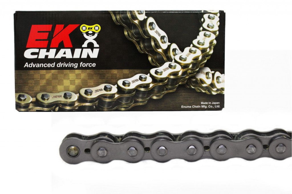 Chain kit EK - Silver chain 525 ZVX, X-ring (X, NX, QX, XS), CHK front sprocket SUPERSPROX, CHK rear sprocket SUPERSPROX STEALTH for KAWASAKI Z 1000 H2 / H2 SE 2020-2024