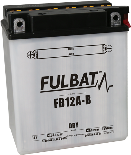 Konvencionalni akumulatori (incl.acid pack) FULBAT FB12A-B  (YB12A-B) Acid pack included