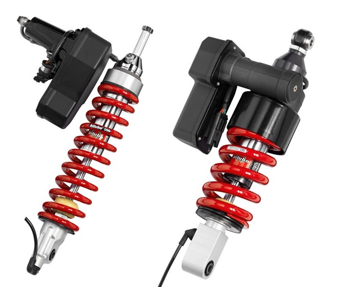 Kit front and rear monoshock BITUBO VKE for Showa ESA OEM provided with BITUBO spring