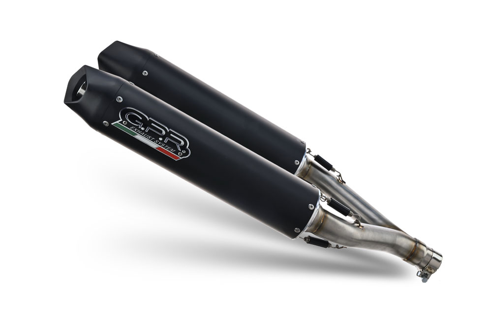 Dual slip-on exhaust GPR FURORE BMW.27.FUNE Matte Black