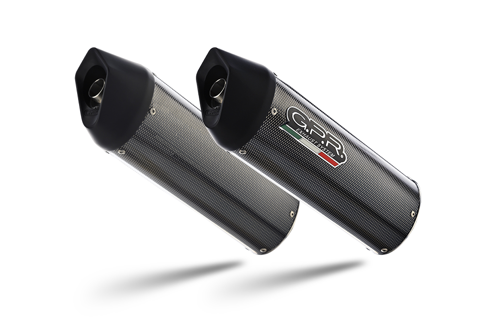 Dual slip-on exhaust GPR FURORE CAT.61.1.FUPO Matte Black