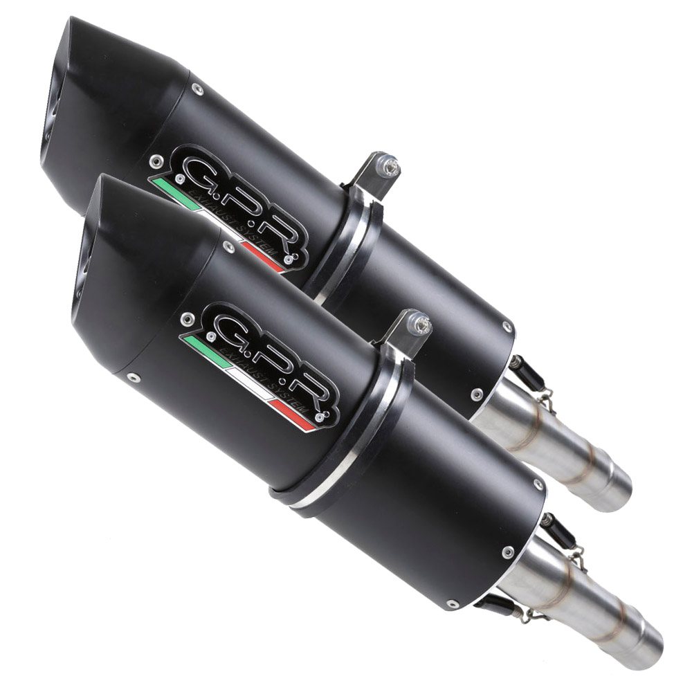 Dual slip-on exhaust GPR FURORE Y.120.FUNE Matte Black