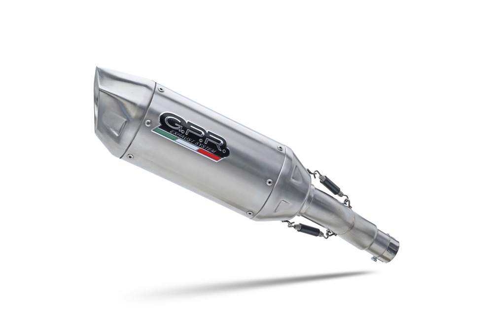 Slip-on exhaust GPR FURORE-X INOX E5.HU.49.1.FXSC Matte Black