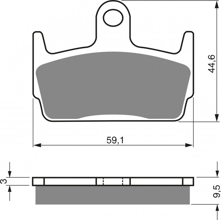 Disk pločice GOLDFREN 131 S3 for HONDA X8R-X 50 1998-2003, HONDA X8R-S 50 1998-2003