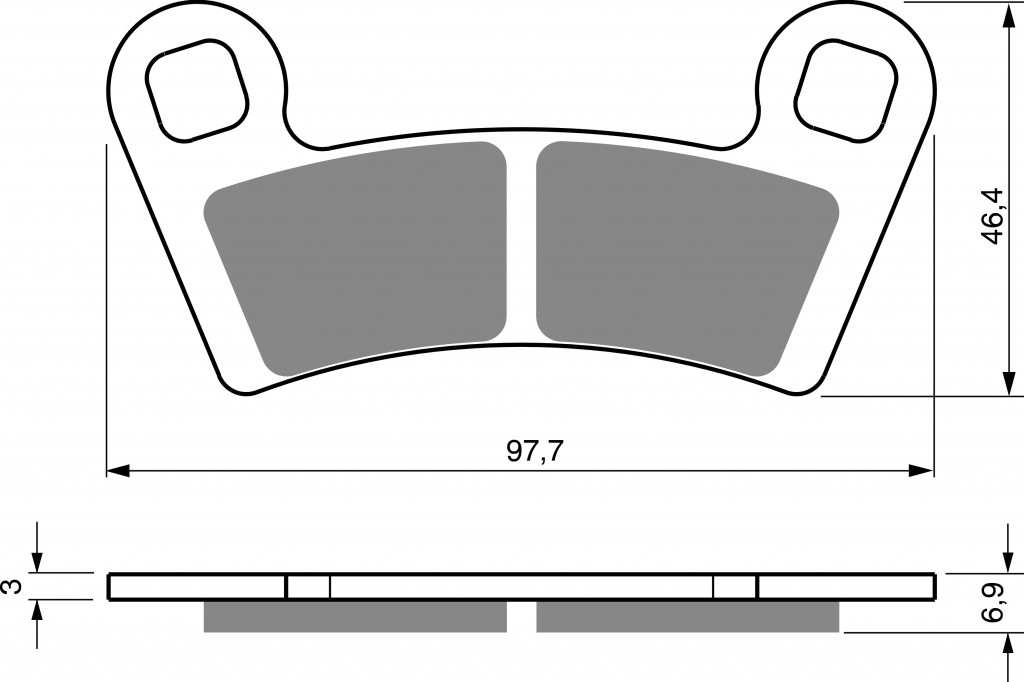 Disk pločice GOLDFREN 343 AD  OFF-ROAD FRONT