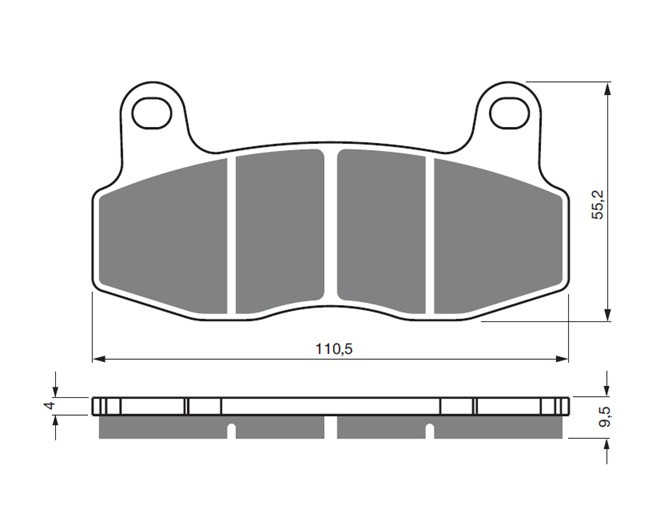 Disk pločice GOLDFREN 448 S33 OFF-ROAD REAR